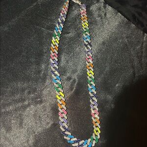 Multicolor Chain Necklace